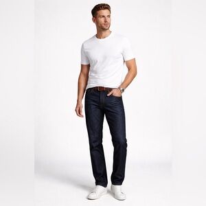 Peter Millar Jeans Mens 33 Indigo Dark Wash Denim MS20B99 NWT 33x33 Straight Leg